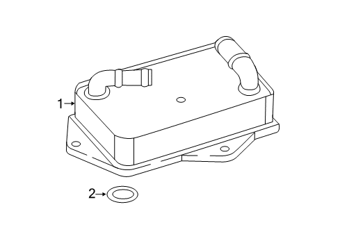 2016 Audi A3 Sportback e-tron Trans Oil Cooler