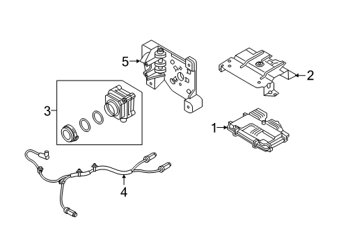 2019 Audi e-tron Quattro Electrical Components Diagram 1