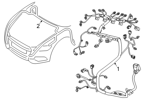 2018 Audi TT RS Quattro Wiring Harness