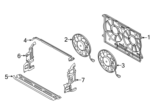 2022 Audi S6 Cooling Fan