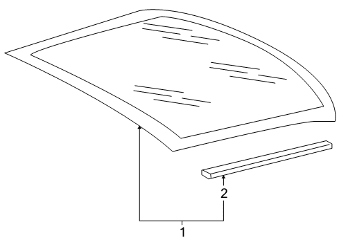 2012 Audi R8 Engine Lid - Glass