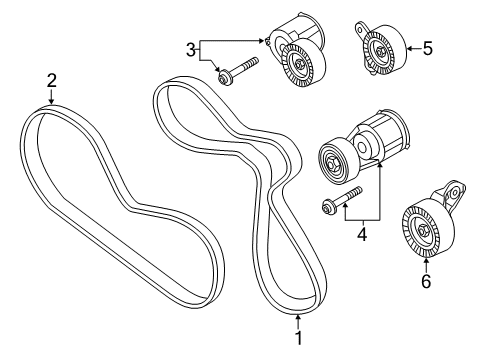 2012 Audi TT RS Quattro Belts & Pulleys