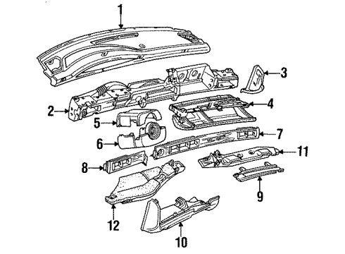 1992 Audi V8 Quattro Instrument Panel