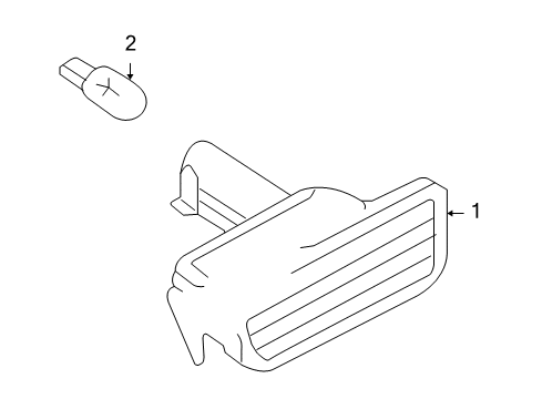 2006 Audi A6 Quattro Side Repeater Lamps