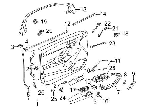 2022 Audi Q3 Lift Gate