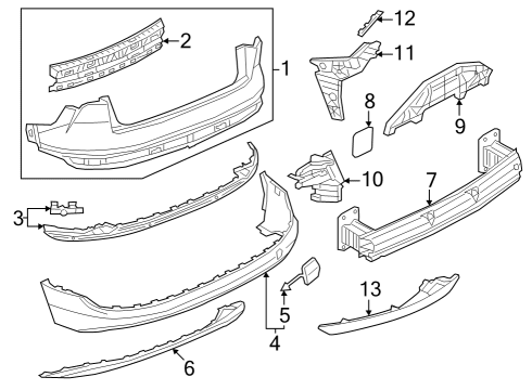 2024 Audi Q8 e-tron Bumper & Components - Rear