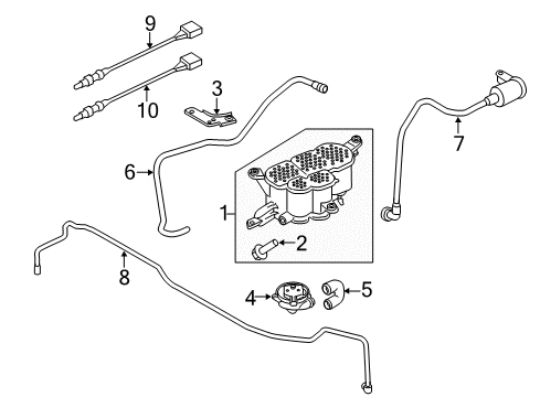 2015 Audi Q5 Emission Components Diagram 5