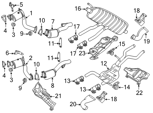 2013 Audi Q7 Exhaust Components