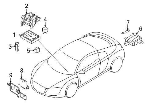 2012 Audi R8 Fuse & Relay Diagram 2