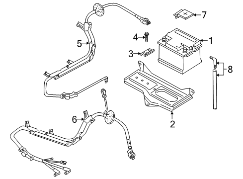 1996 Audi A4 Battery