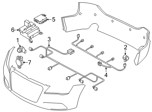 2013 Audi A6 Quattro Electrical Components Diagram 5