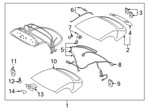 2017 Audi TT Quattro Top Cover & Components