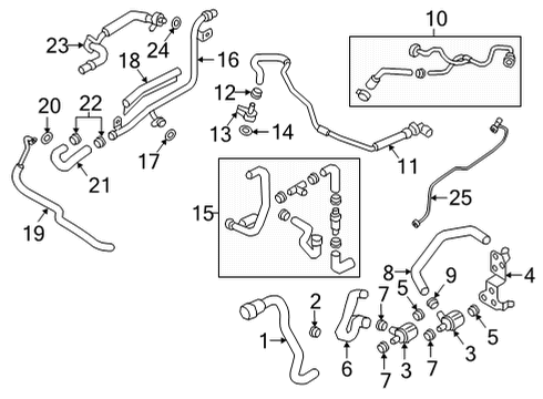 2021 Audi A4 Quattro Hoses & Lines Diagram 2