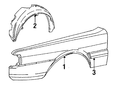 1986 Audi Coupe Fender & Components