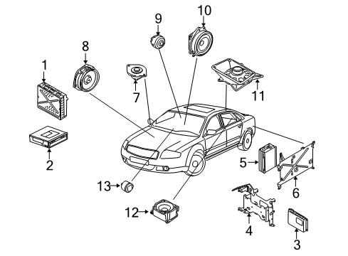 2008 Audi S8 Sound System