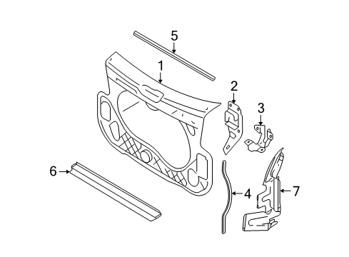 2008 Audi A6 Radiator Support