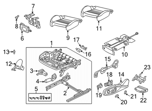 2020 Audi A4 Power Seats Diagram 4