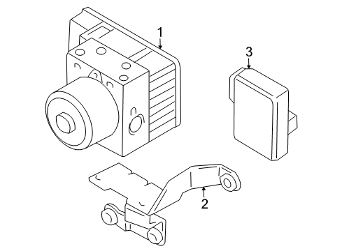 2004 Audi TT Quattro Anti-Lock Brakes Diagram 2