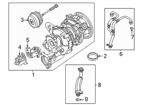 2021 Audi RS6 Avant Turbocharger