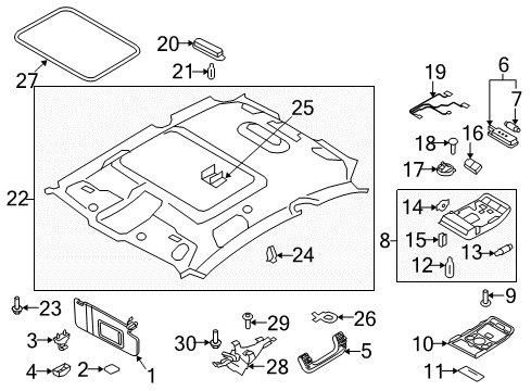 2013 Audi RS5 Bulbs Diagram 4