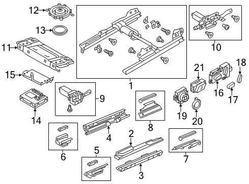 2015 Audi A8 Quattro Lumbar Control Seats Diagram 1