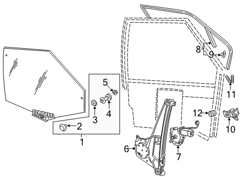 1998 Audi A6 Quattro Rear Door