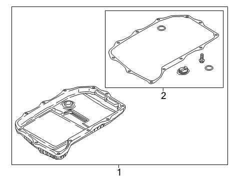 2021 Audi S4 Transaxle Parts