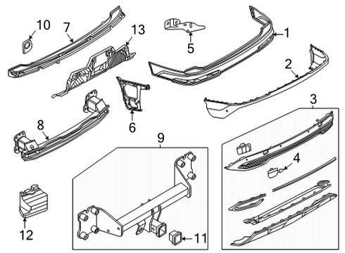 2023 Audi Q7 Bumper & Components - Rear