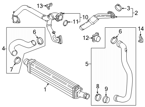 2021 Audi S4 Intercooler