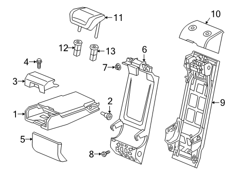 2022 Audi e-tron Sportback Rear Seat Diagram 1