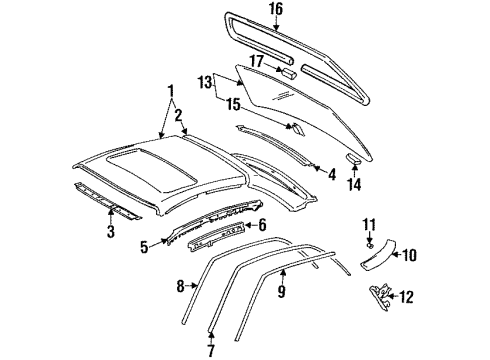 1995 Audi S6 Roof & Components