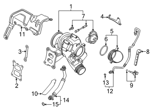 2024 Audi S3 Turbocharger & Components