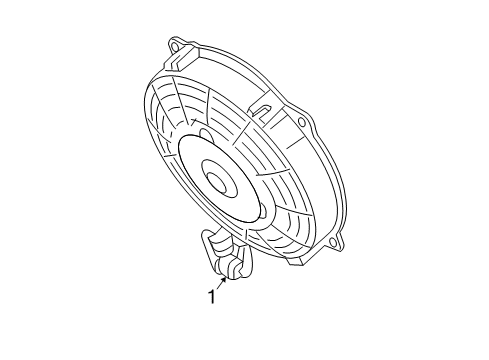 2005 Audi S4 Cooling System, Radiator, Water Pump, Cooling Fan Diagram 1