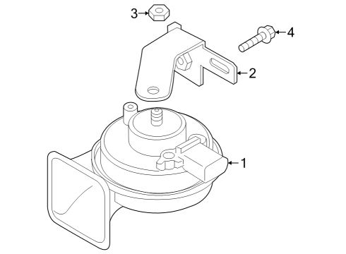 2024 Audi Q8 e-tron Horn