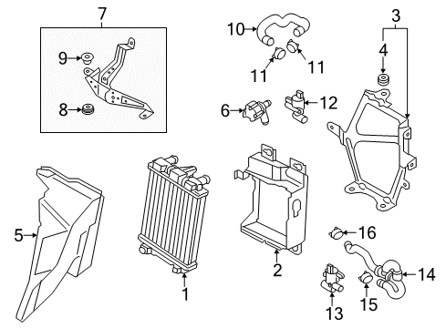 2017 Audi A8 Quattro Auxiliary Pump Diagram for 06D-121-601