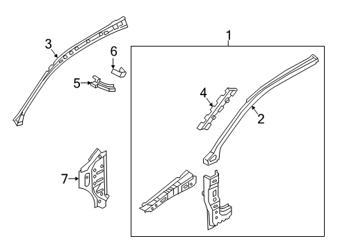 2017 Audi Q3 Quattro Hinge Pillar