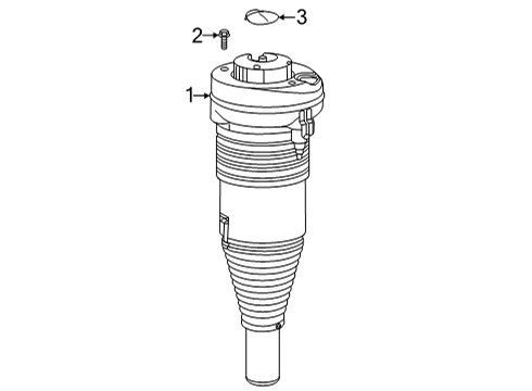 2021 Audi RS6 Avant Struts & Components - Front Diagram 2