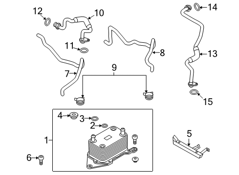 2009 Audi R8 Oil Cooler