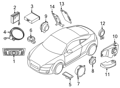 2010 Audi TT Quattro Sound System