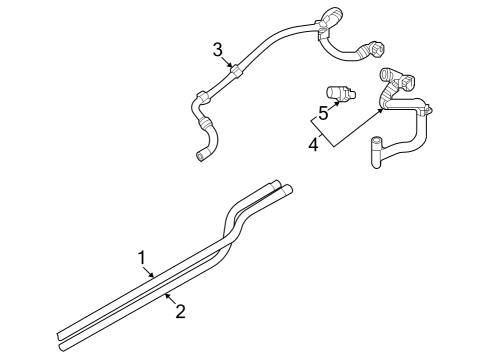 2023 Audi Q4 e-tron Sportback Hoses, Lines & Pipes Diagram 4