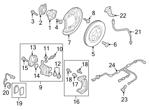 2024 Audi Q8 e-tron Rear Brakes