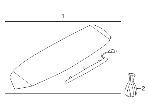 2017 Audi Q3 Quattro Rear Spoiler