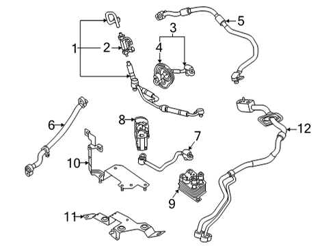 2021 Audi Q5 Hoses & Lines, A/C Diagram 2