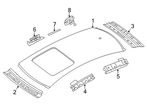 2014 Audi A6 Roof & Components