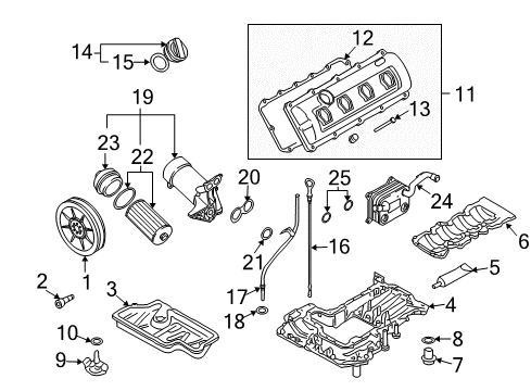 2005 Audi S4 Filters Diagram 6