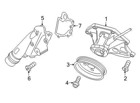 2018 Audi A6 Quattro Water Pump Diagram 4