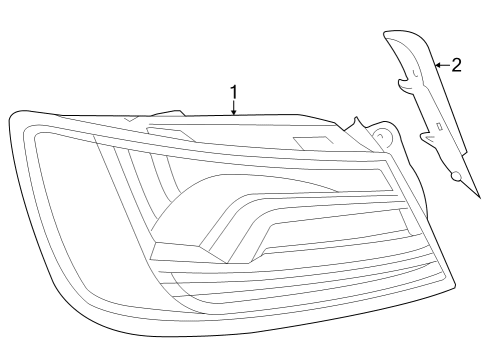 2023 Audi RS3 Tail Lamps