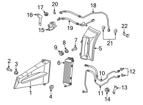 2015 Audi R8 Trans Oil Cooler Diagram 2