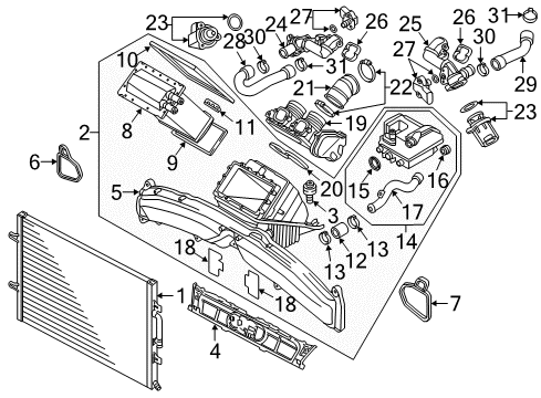 2018 Audi RS7 Intercooler