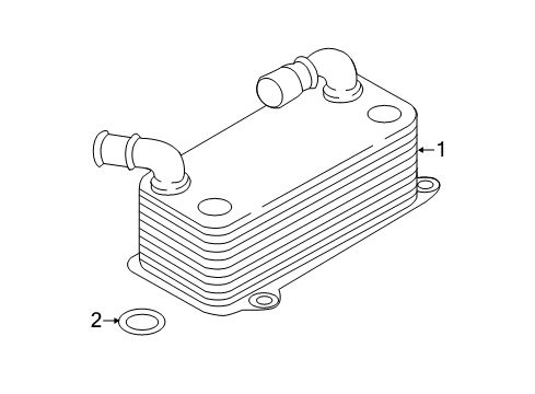 2018 Audi TT RS Quattro Trans Oil Cooler